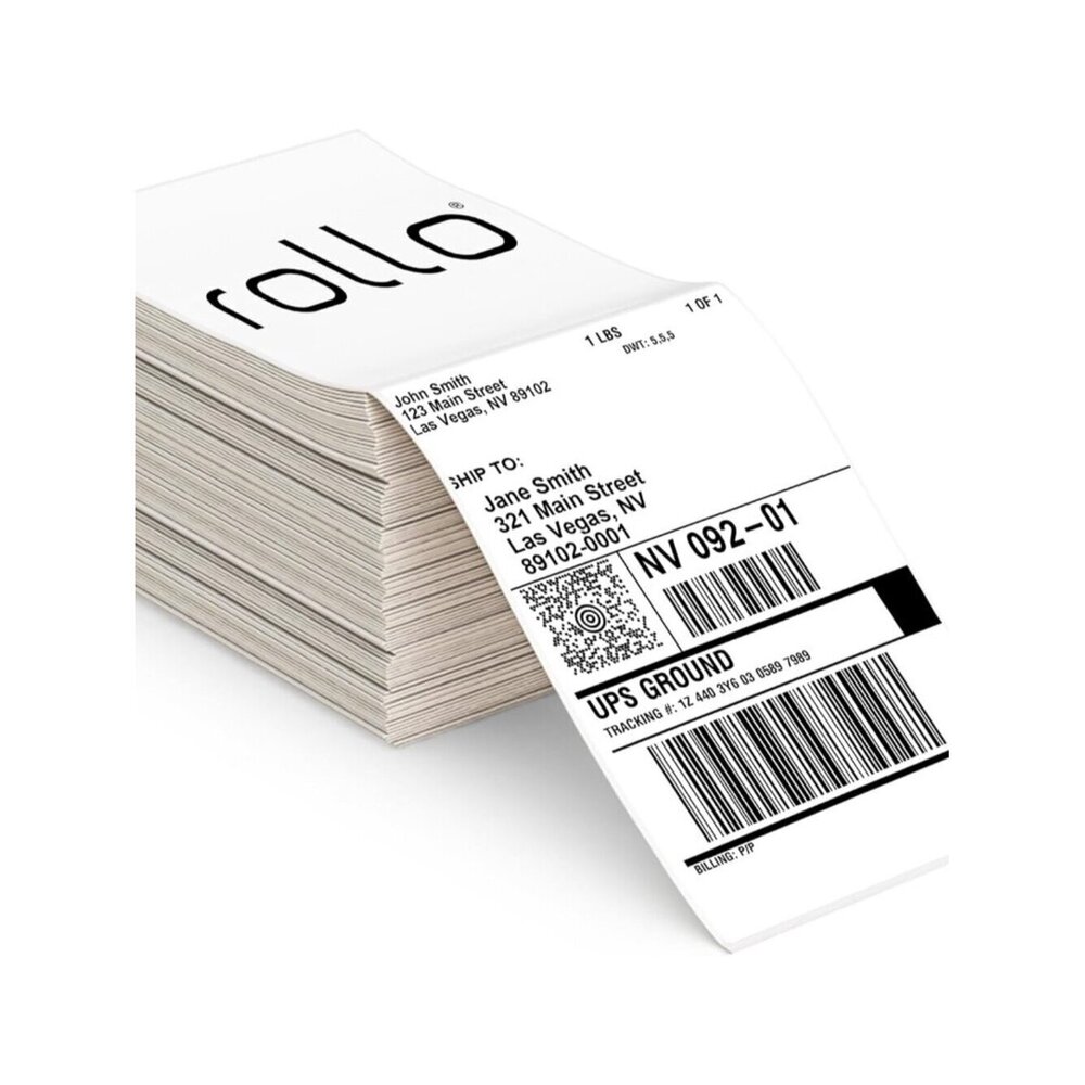 Thermal Shipping Labels 4x6 Pack of 500 Fanfold